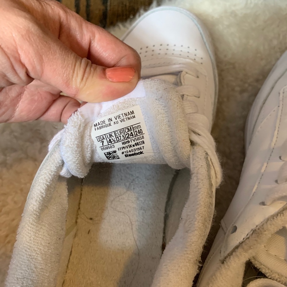 Urban outfitters Reebok white sneakers